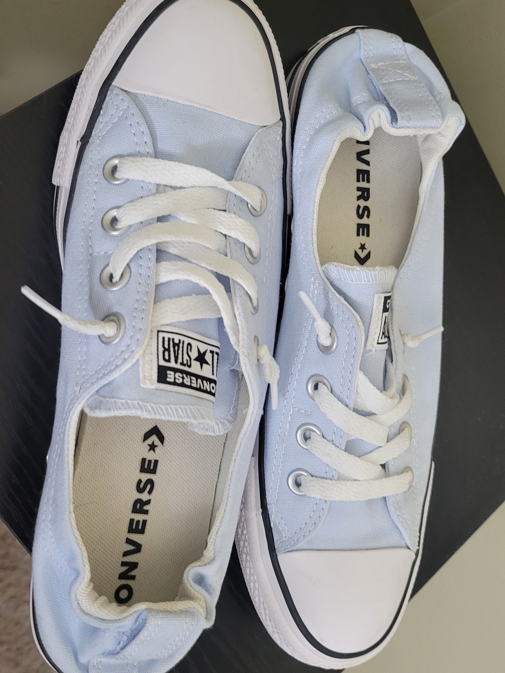 Converse Chuck Taylor All Star Shoreline Slip-On Sneakers - Light Blue - Women's